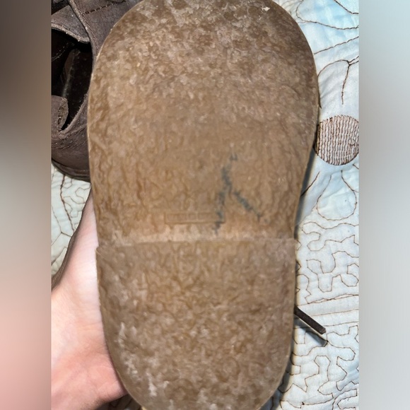 GAP Toddlers Suede Leather Brown Shoes made in Brazil p - Picture 11 of 12